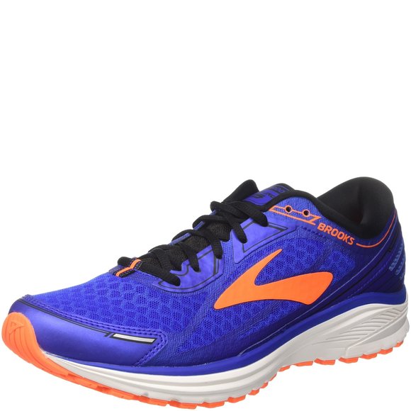 BROOKS MEN'S ADURO RUNNING SHOE M US, BLUE/ORANGE/BLACK)
